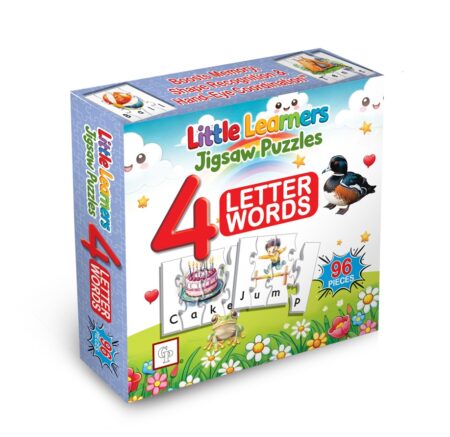 Little Learners Jigsaw Puzzle 4 letter words