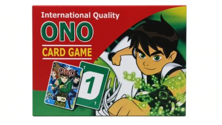 Ono Card Game Ben 10 Dark Red