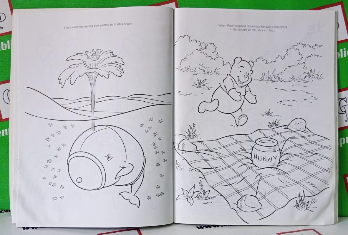 Winnie The Pooh Mega Colouring ( Disney ) – Children Publications