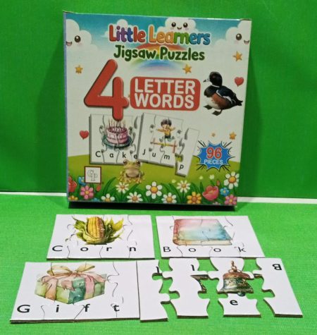 Little Learners Jigsaw Puzzle 4 letter words