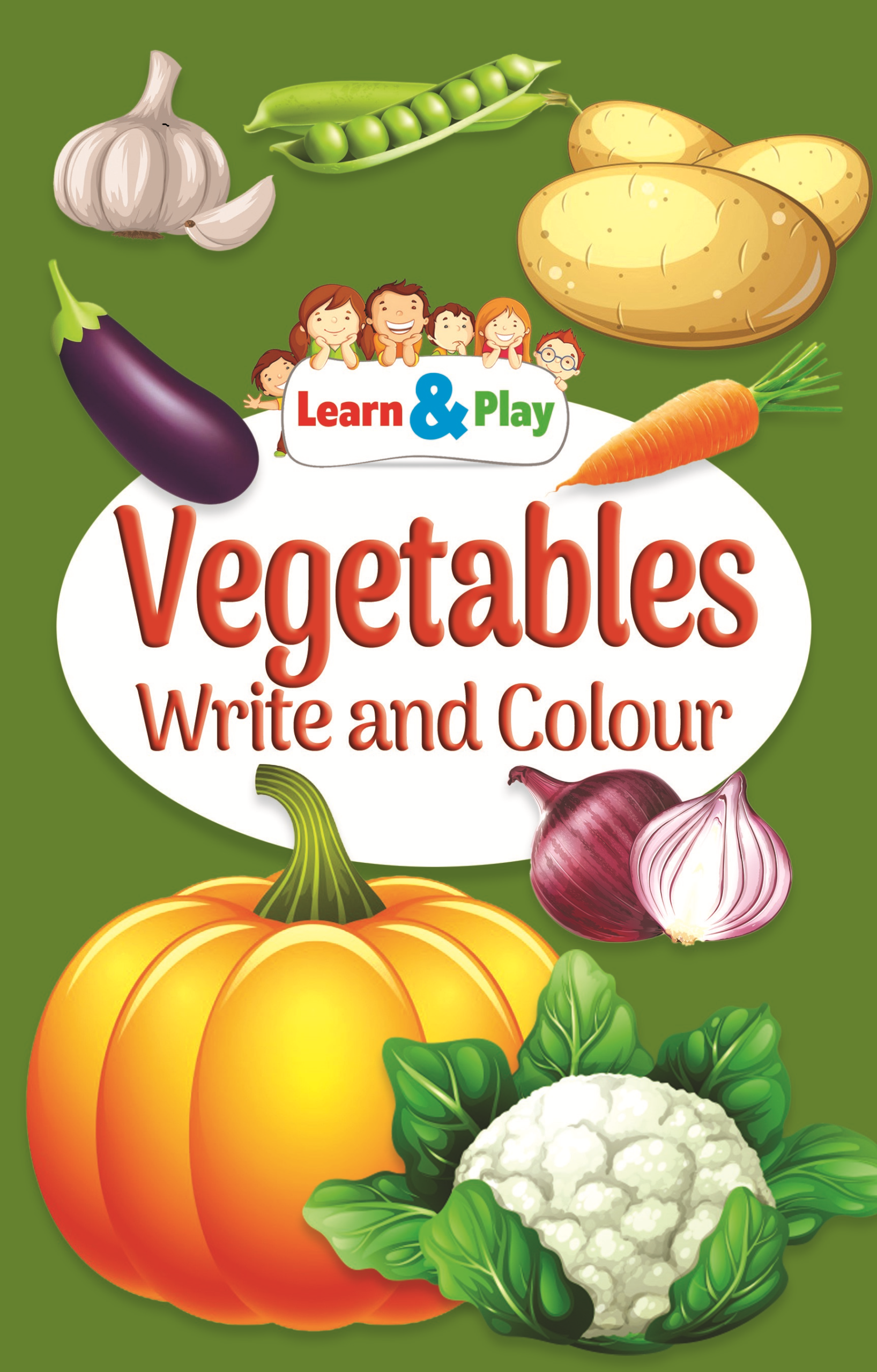 Vegetables Write & Colour ( Pre Primary Activity Book )